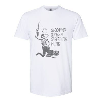 Shooting Guns And Spreading Buns Tees Softstyle® CVC T-Shirt