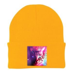 Spacy Galaxy Alien Cat Knit Cap Winter Beanie