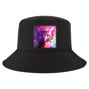 Spacy Galaxy Alien Cat Cool Comfort Performance Bucket Hat