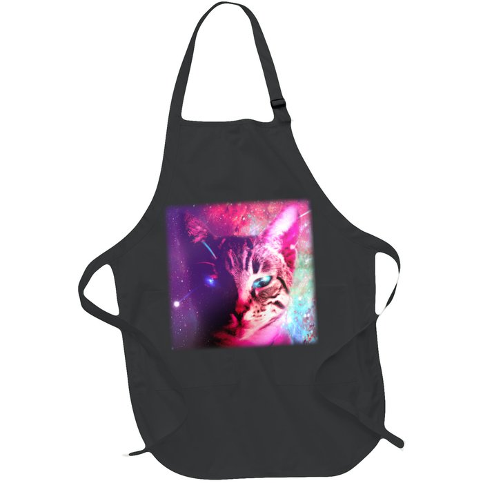 Spacy Galaxy Alien Cat Apron