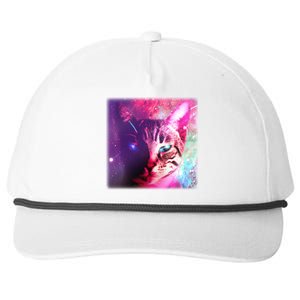 Spacy Galaxy Alien Cat Snapback Five-Panel Rope Hat