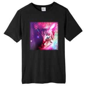 Spacy Galaxy Alien Cat Tall Fusion ChromaSoft Performance T-Shirt