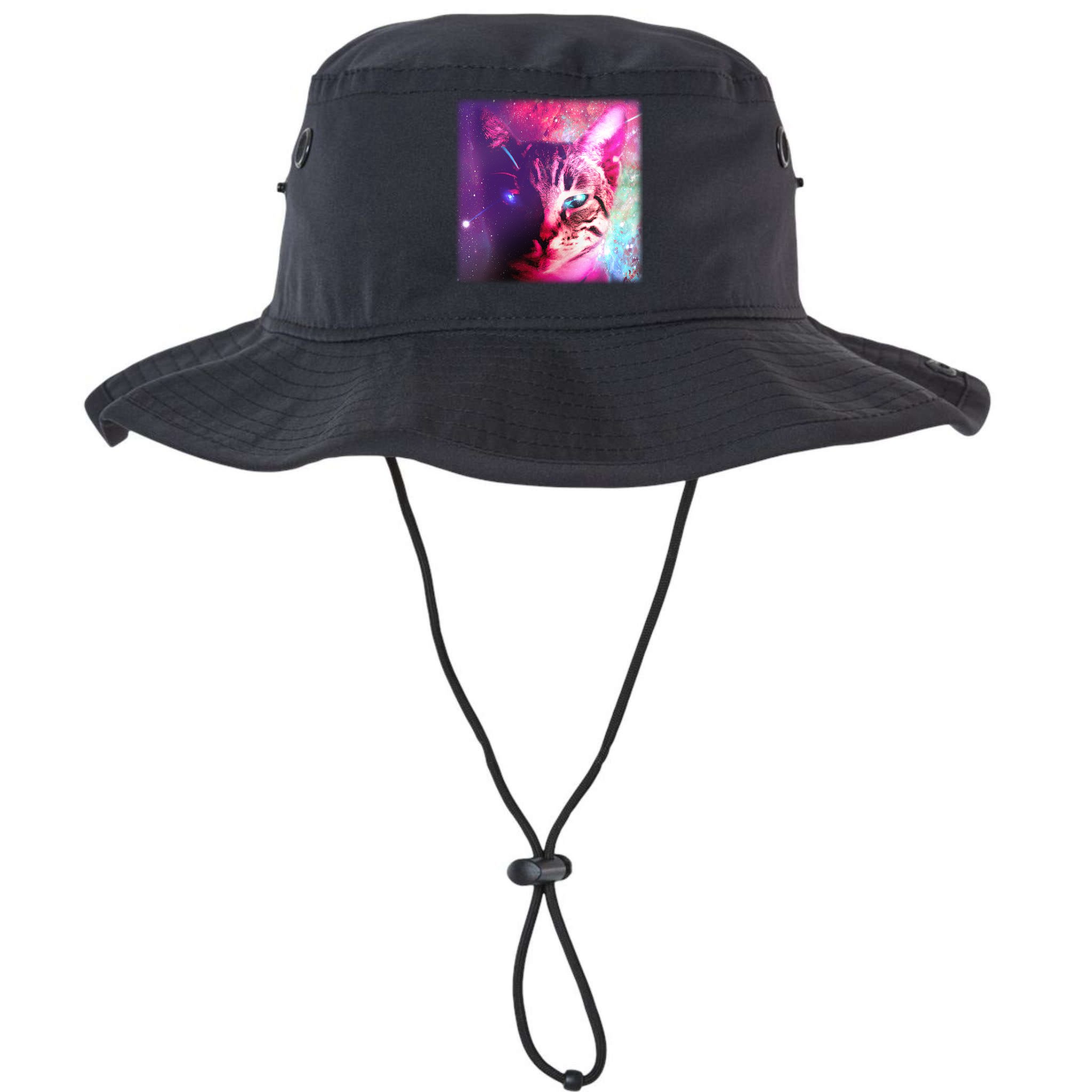 Spacy Galaxy Alien Cat Bucket Hat