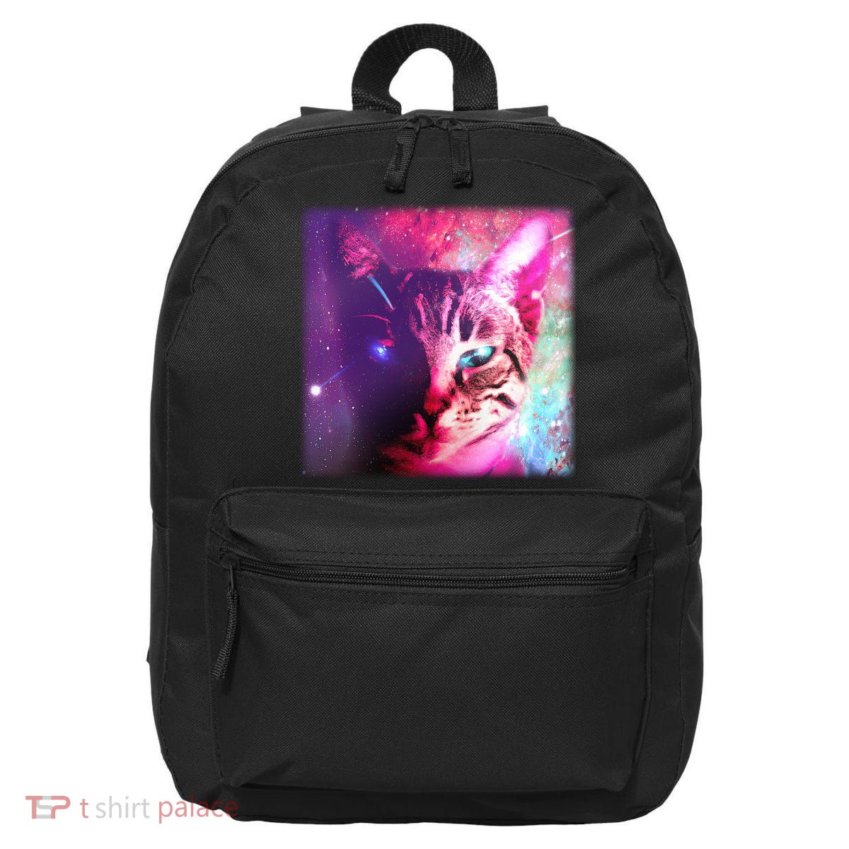Spacy Galaxy Alien Cat 16 in Basic Backpack