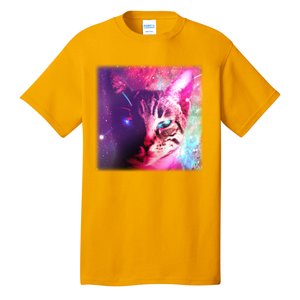 Spacy Galaxy Alien Cat Tall T-Shirt