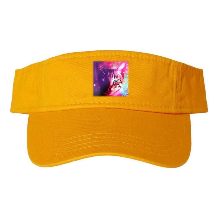 Spacy Galaxy Alien Cat Valucap Bio-Washed Visor