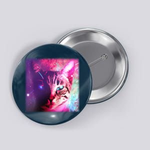 Spacy Galaxy Alien Cat Button