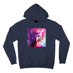 Spacy Galaxy Alien Cat Tall Hoodie