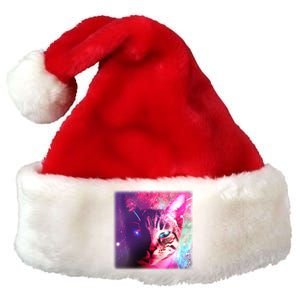 Spacy Galaxy Alien Cat Premium Christmas Santa Hat