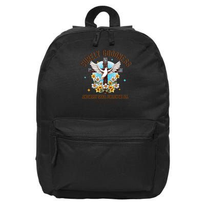 Surely Goodness And Mercy Shall Follow Me - Psalm 23:6 16 in Basic Backpack