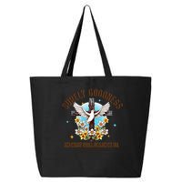 Surely Goodness And Mercy Shall Follow Me - Psalm 23:6 25L Jumbo Tote