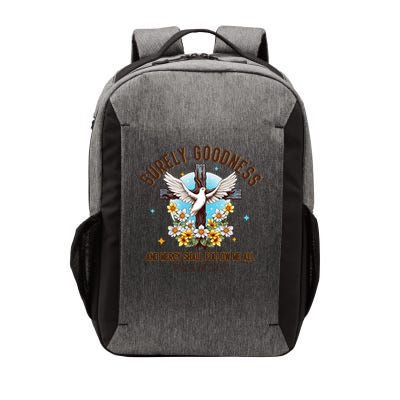 Surely Goodness And Mercy Shall Follow Me - Psalm 23:6 Vector Backpack