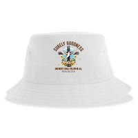 Surely Goodness And Mercy Shall Follow Me - Psalm 23:6 Sustainable Bucket Hat