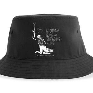 Shooting Guns And Spreading Buns Sustainable Bucket Hat