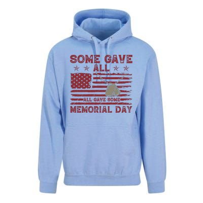 Some Gave All Memorial Day Tribute Unisex Surf Hoodie