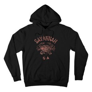 Savannah Ga Atlantic Blue Crab Hoodie