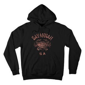 Savannah Ga Atlantic Blue Crab Tall Hoodie