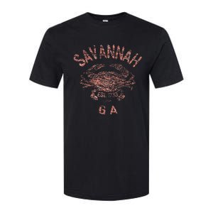 Savannah Ga Atlantic Blue Crab Softstyle CVC T-Shirt