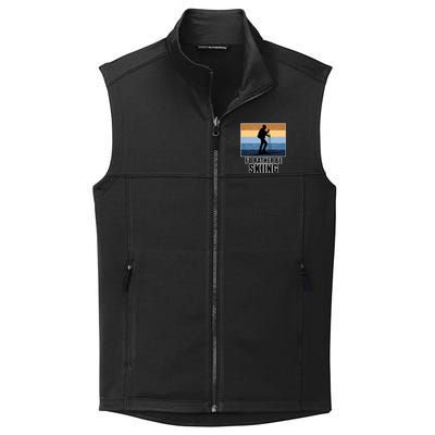 Ski Gift And Id Rather Be Skiing Gift Collective Smooth Fleece Vest