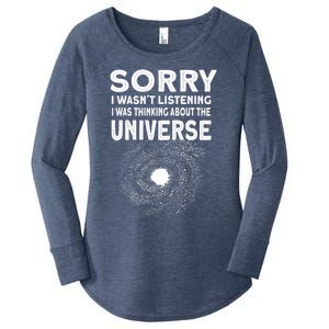 Space Galaxy Astronomy Astrology Gift Women's Perfect Tri Tunic Long Sleeve Shirt