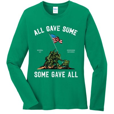 Some Gave All, Memorial Day Ladies Long Sleeve Shirt