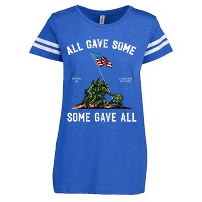 Some Gave All, Memorial Day Enza Ladies Jersey Football T-Shirt