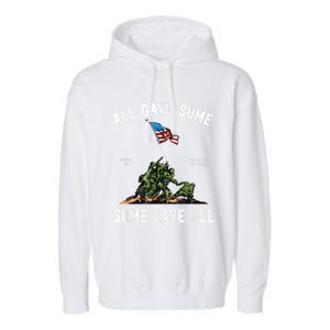 Some Gave All, Memorial Day Garment-Dyed Fleece Hoodie