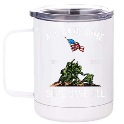 Some Gave All, Memorial Day 12 oz Stainless Steel Tumbler Cup