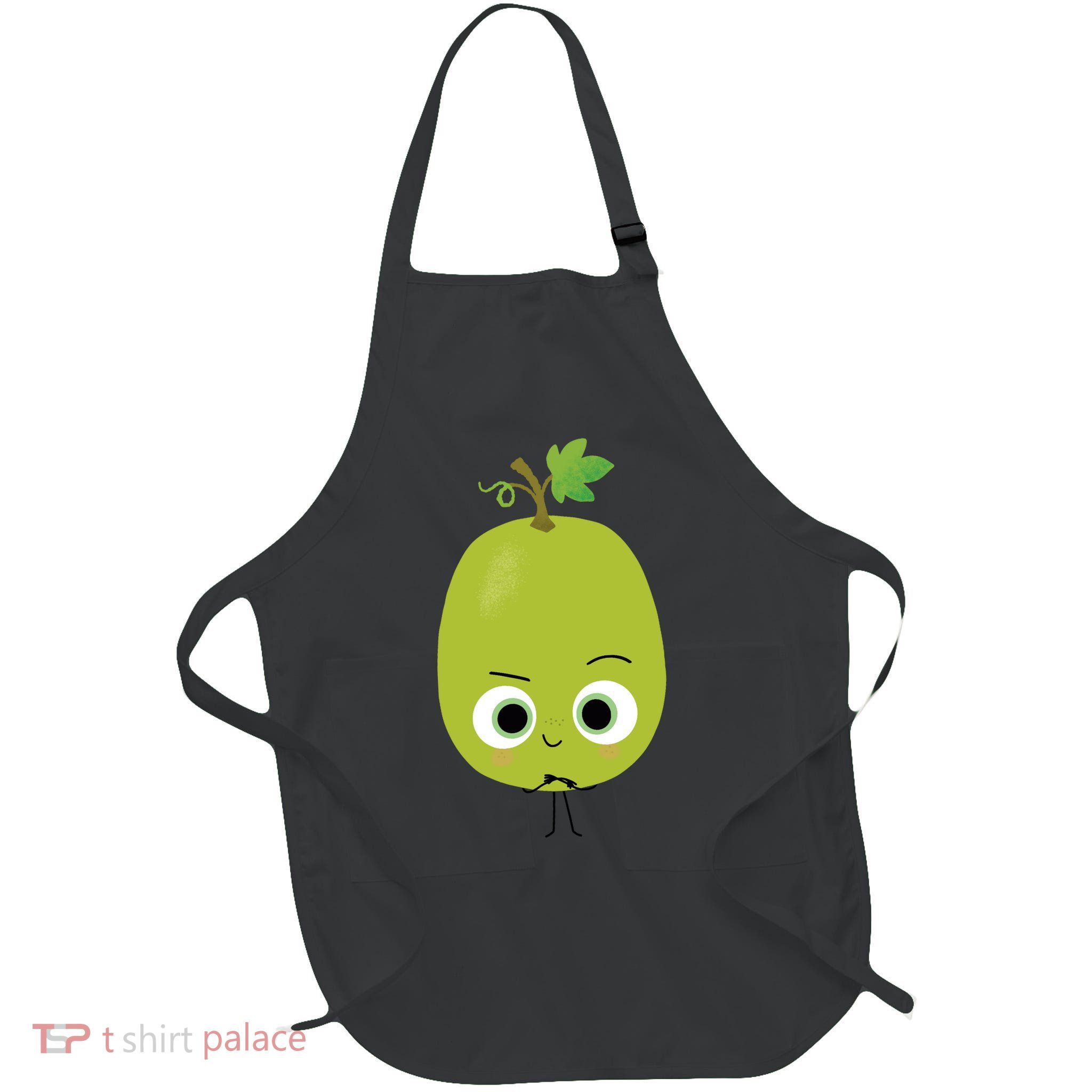 Sour Grape Art Full-Length Apron With Pockets