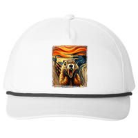 Scream Groundhog | Artistic Groundhog Day Snapback Five-Panel Rope Hat