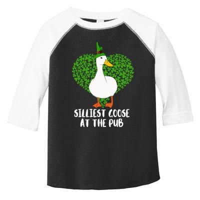 Silliest Goose At The Pub St. Patrick’s Day Toddler Fine Jersey T-Shirt