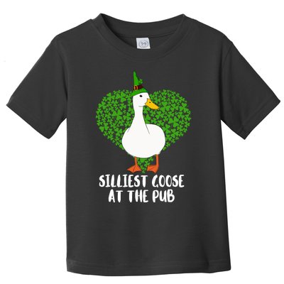 Silliest Goose At The Pub St. Patrick’s Day Toddler T-Shirt