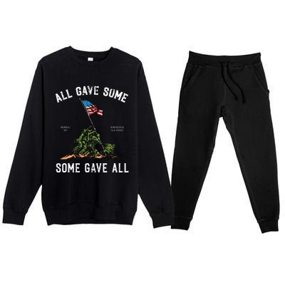 Some Gave All Memorial Day Premium Crewneck Sweatsuit Set