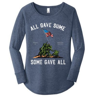 Some Gave All Memorial Day Women's Perfect Tri Tunic Long Sleeve Shirt