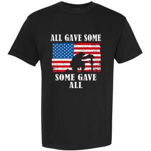 Some Gave All Memorial Veterans Day Partiotic Usa Garment-Dyed Heavyweight T-Shirt