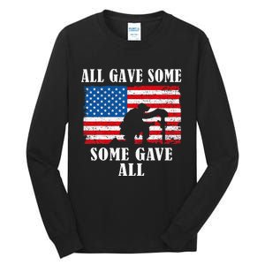 Some Gave All Memorial Veterans Day Partiotic Usa Tall Long Sleeve T-Shirt