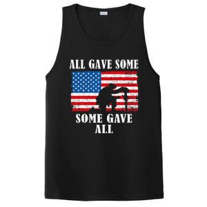 Some Gave All Memorial Veterans Day Partiotic Usa PosiCharge Competitor Tank