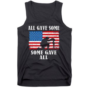 Some Gave All Memorial Veterans Day Partiotic Usa Tank Top