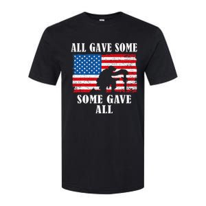 Some Gave All Memorial Veterans Day Partiotic Usa Softstyle CVC T-Shirt