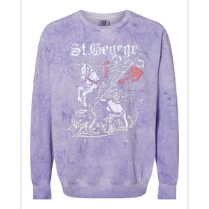 St. George And The Dragon Colorblast Crewneck Sweatshirt