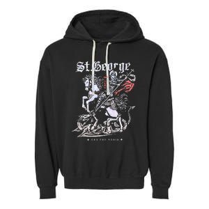 St. George And The Dragon Garment-Dyed Fleece Hoodie