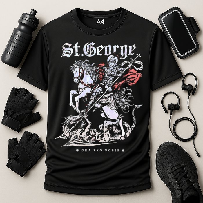 St. George And The Dragon Cooling Performance Crew T-Shirt