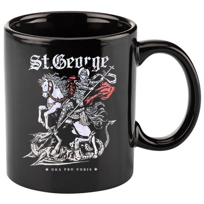 St. George And The Dragon 11oz C Handle Ceramic Mug