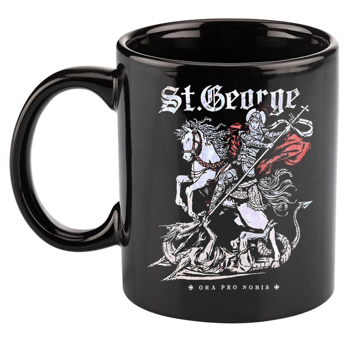 St. George And The Dragon 11oz C Handle Ceramic Mug