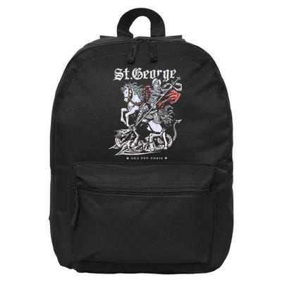 St. George And The Dragon 16 in Basic Backpack