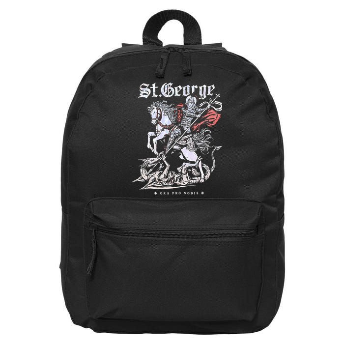 St. George And The Dragon 16 in Basic Backpack