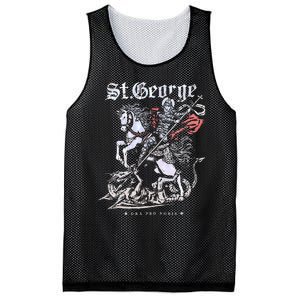 St. George And The Dragon Mesh Reversible Basketball Jersey Tank