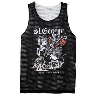 St. George And The Dragon Mesh Reversible Basketball Jersey Tank