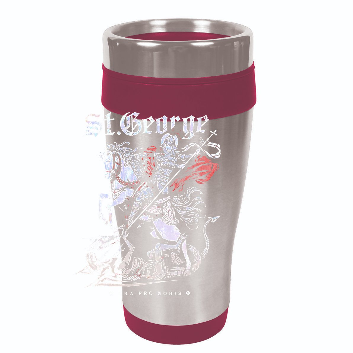 St. George And The Dragon 12oz Stainless Steel Coffee Mug