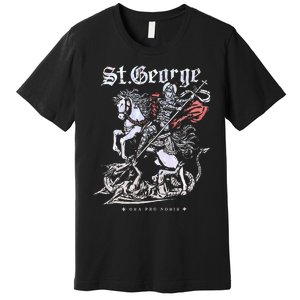 St. George And The Dragon Premium T-Shirt